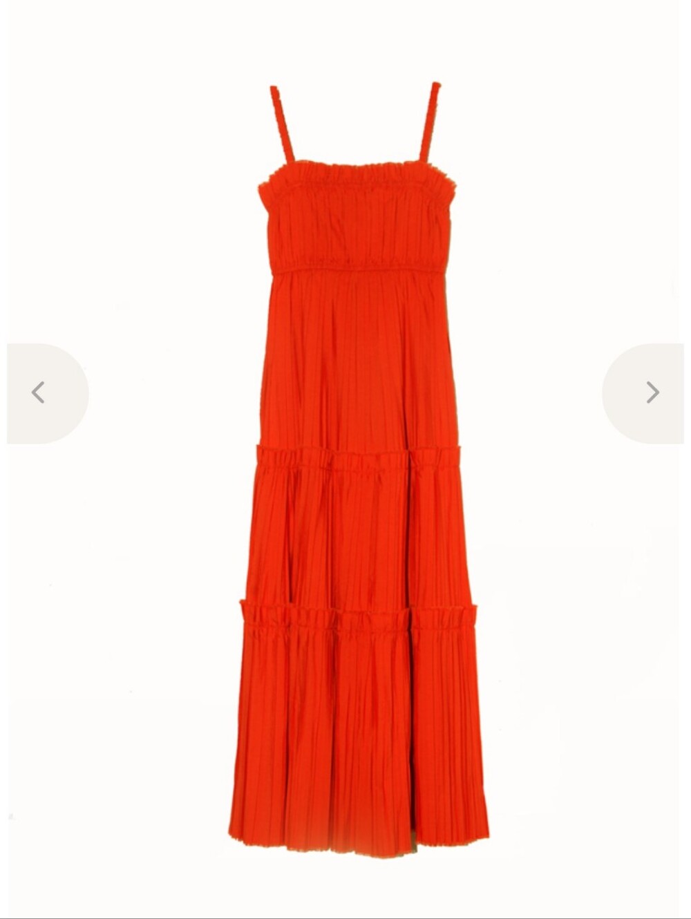 Sea New York The Greir Pleated Slip Dress- - Poppy - Picture 3 of 10
